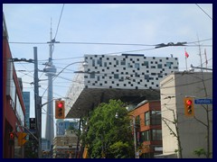 Dundas St, Little Portugal 09 - CN Tower and Sharp Centre